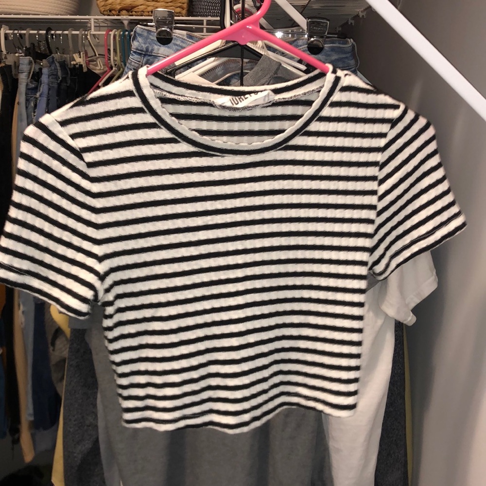 Striped Crop Top